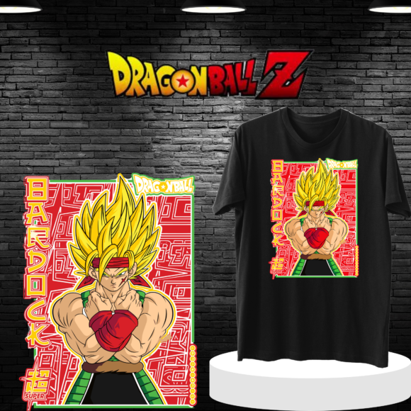 t shirt bardock noir 580x580